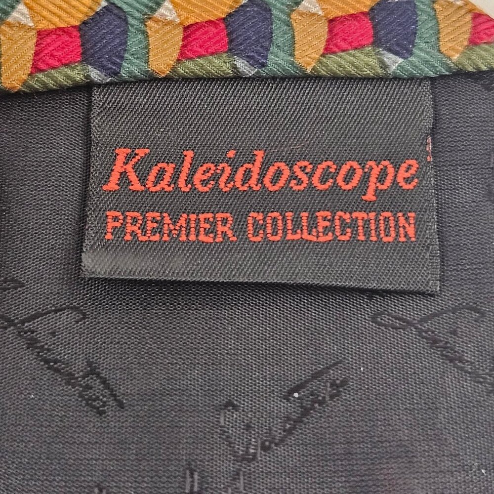 Frank Sinatra Mens Silk Tie Kaleidoscope Premier Collection Geometric Vintage - Picture 6 of 8